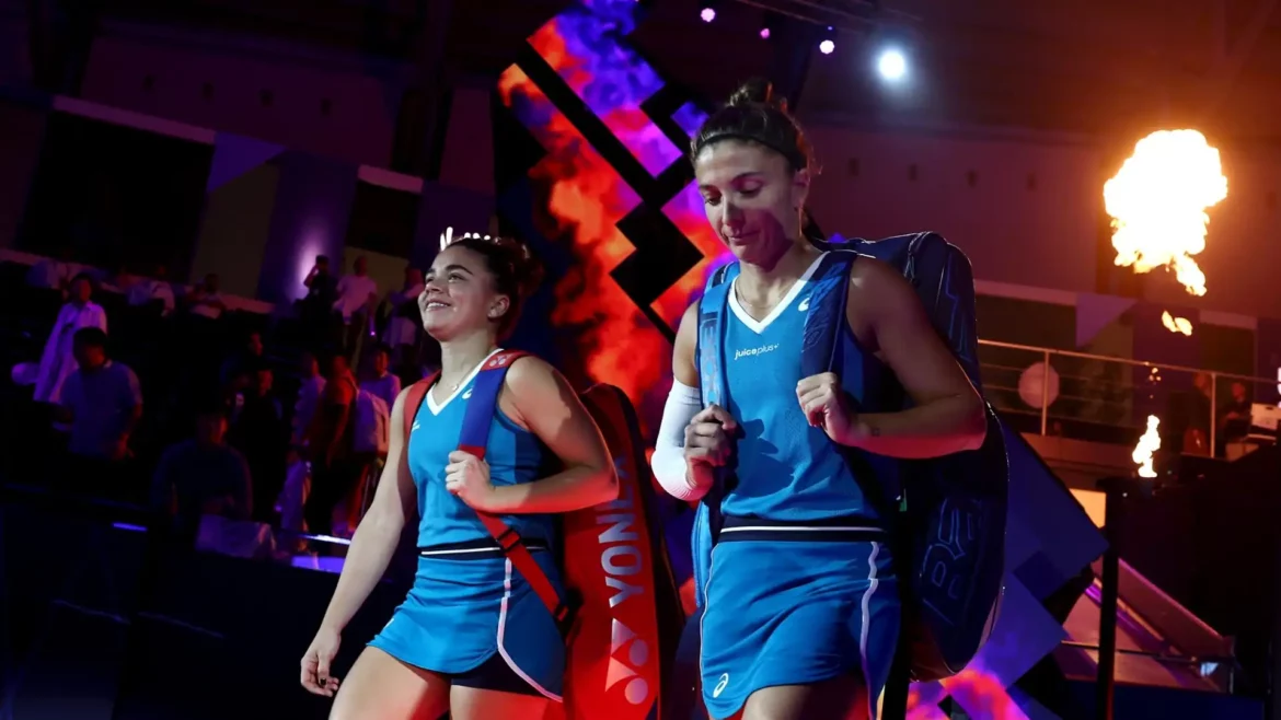 Sara Errani e Jasmine Paolini a Riyad