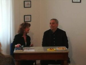 Bianca Miraglia del Giudice e Maurizio De Giovanni