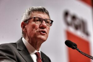 Maurizio Landini. Foto da sito CGIL